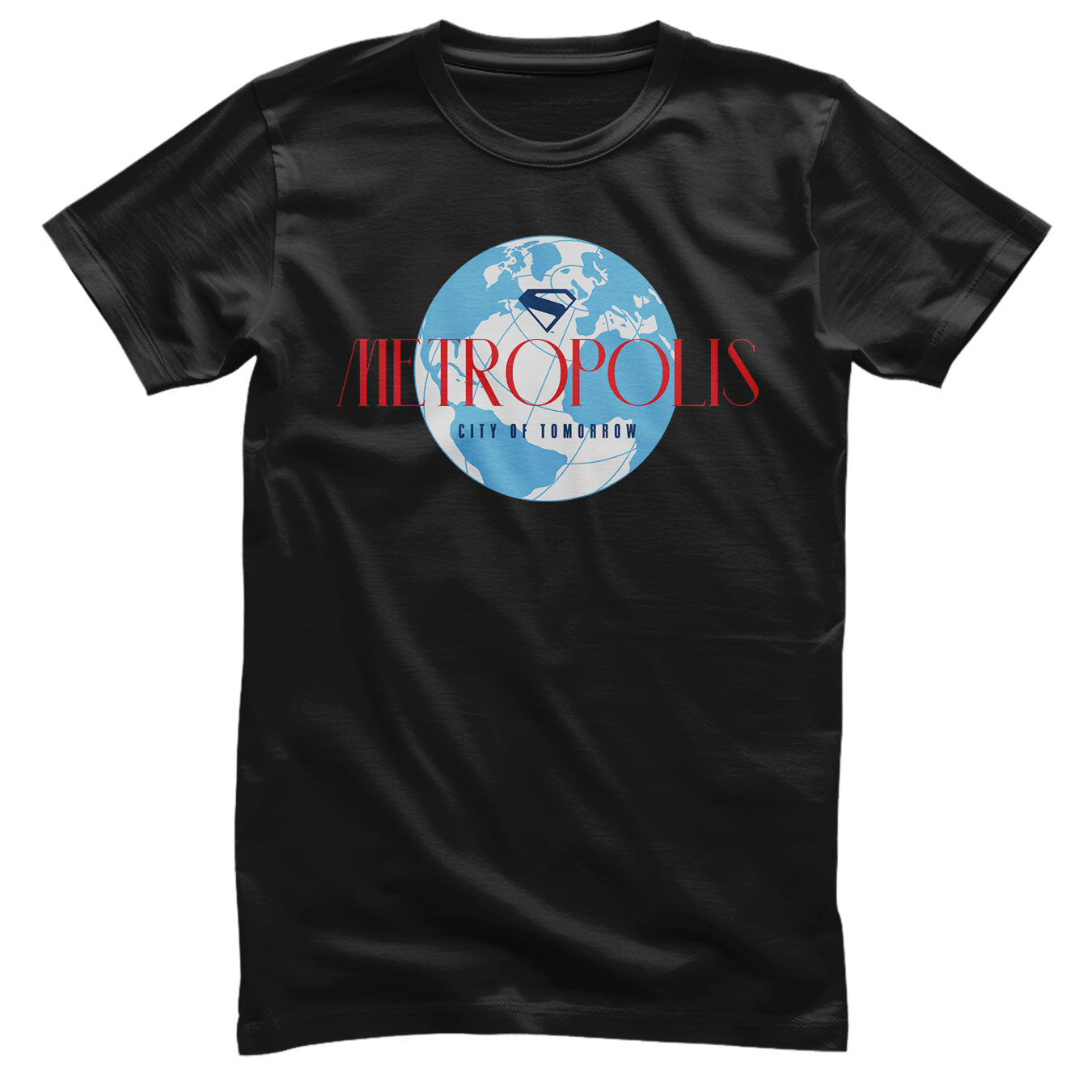 Metropolis - City Of Tomorrow T-Shirt T-Shirt fra Superman