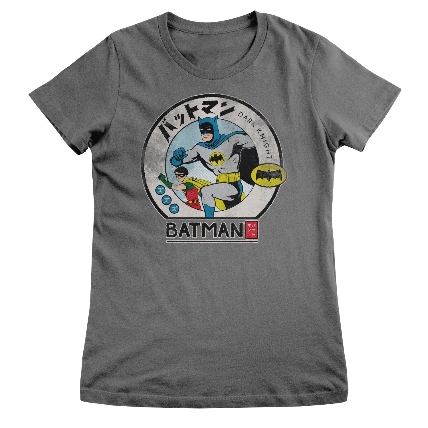 Batman & Robin Japanese Dark Knight Girly Tee