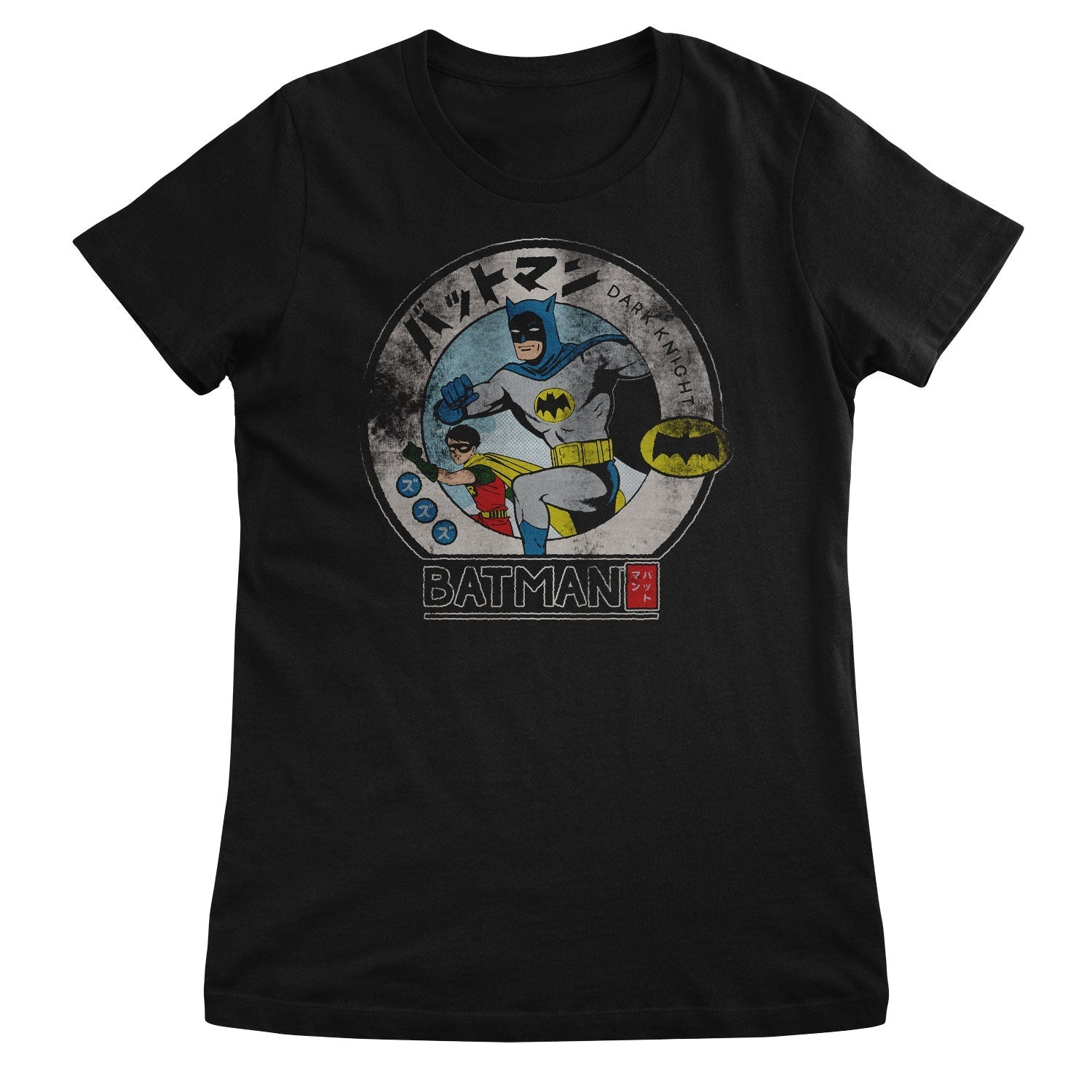 Batman & Robin Japanese Dark Knight Girly Tee