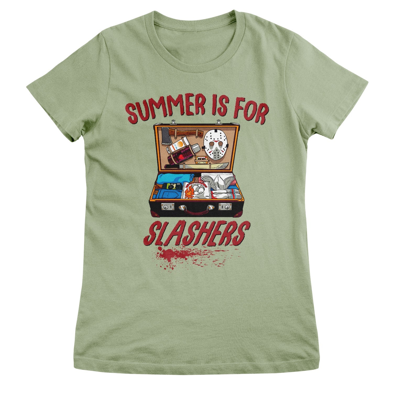 Summer Is For Slashers Girly Tee