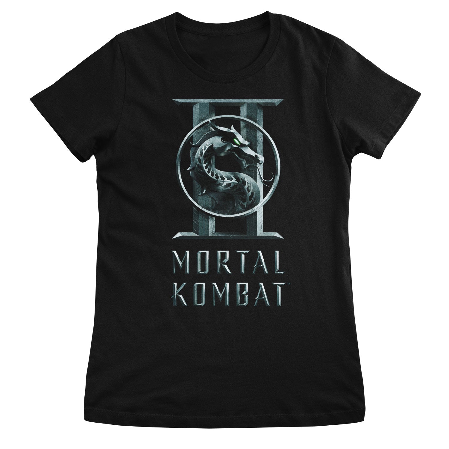 Mortal Kombat II Logo Girly Tee