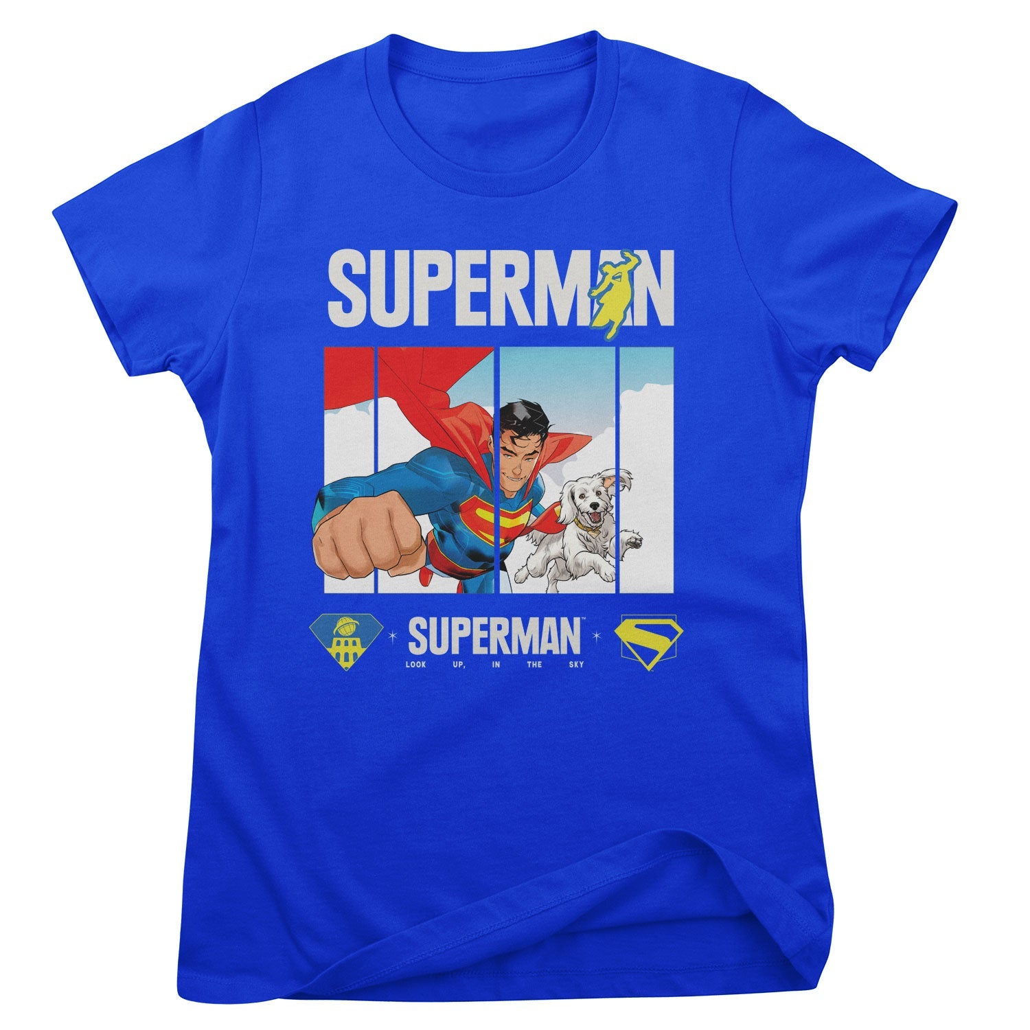Superman - Look Up Girly Tee Girly Tee fra Superman