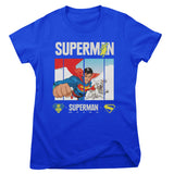 Superman - Look Up Girly Tee Girly Tee fra Superman