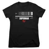 SUPERMAN Barcode Girly Tee Girly Tee fra Superman