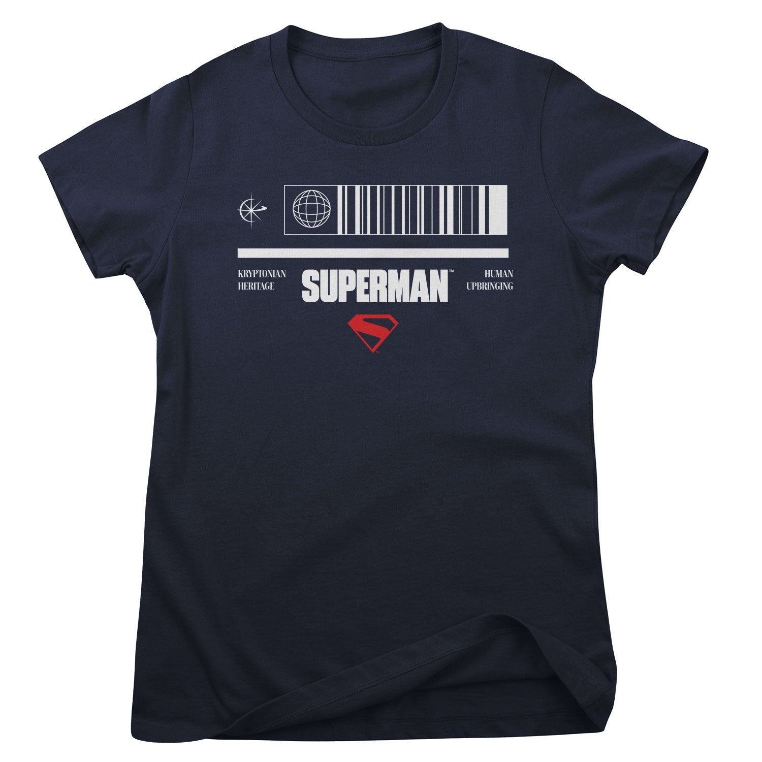 SUPERMAN Barcode Girly Tee