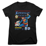 Superman - Up In The Sky Girly Tee