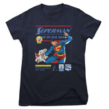 Superman - Up In The Sky Girly Tee Girly Tee fra Superman