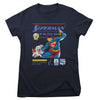 Superman - Up In The Sky Girly Tee Girly Tee fra Superman