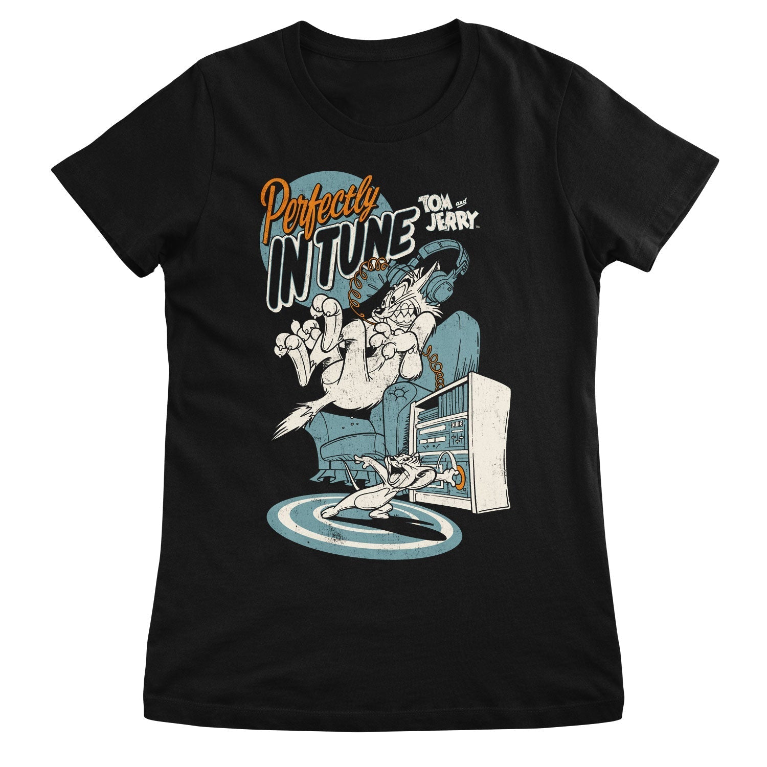 Tom & Jerry - Perfectly In Tune Girly Tee