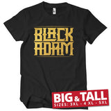 Black Adam Gold Logo Big & Tall T-Shirt