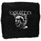 The Exploited: Mohican Skull Embroidered Wristband