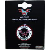 Weezer: Rock Music Emblem Pin Badge