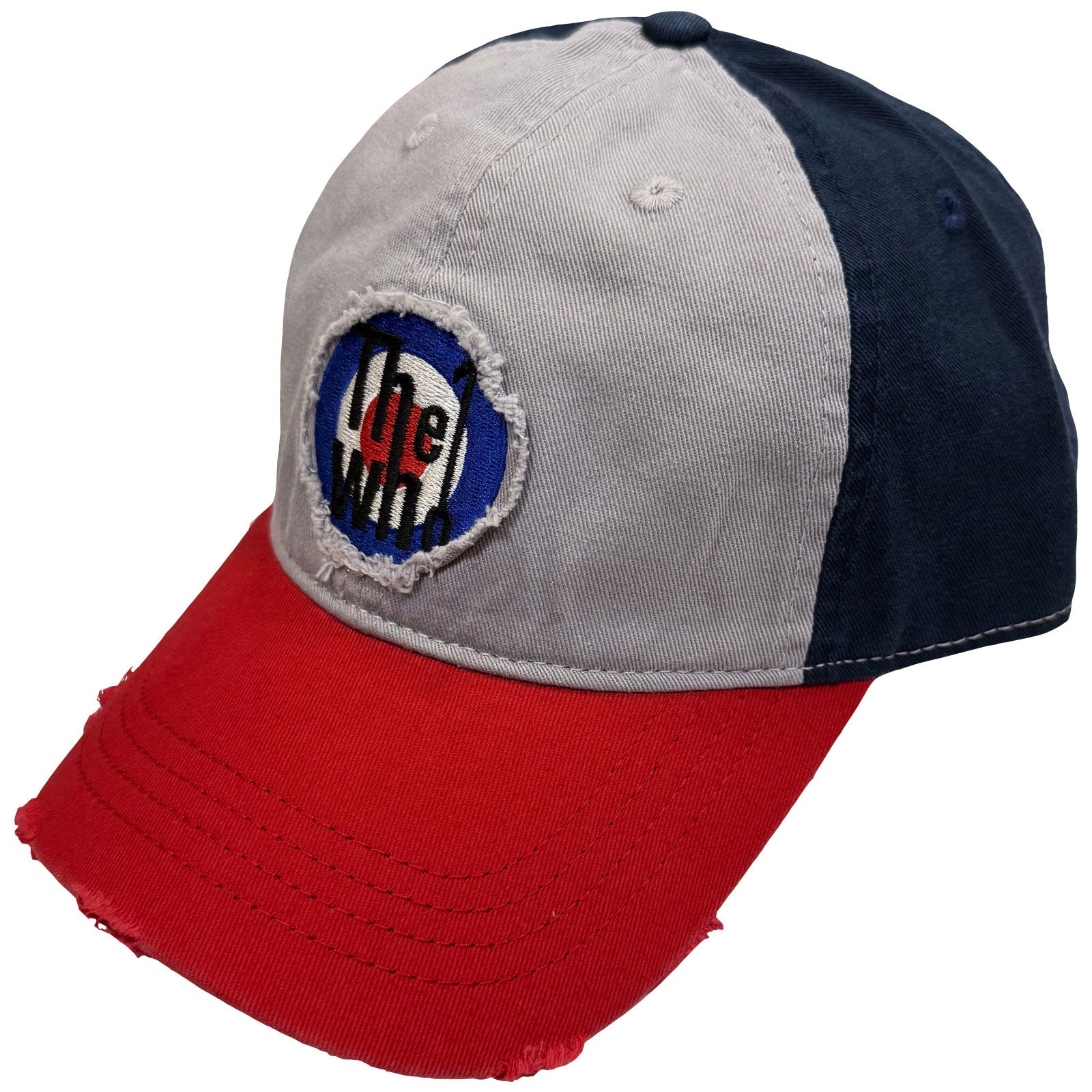 The Who: Target Logo Tricolor Cap – officielt merchandise
