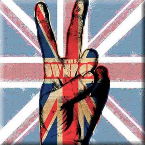 The Who: Peace Fingers Magnet – officielt merchandise