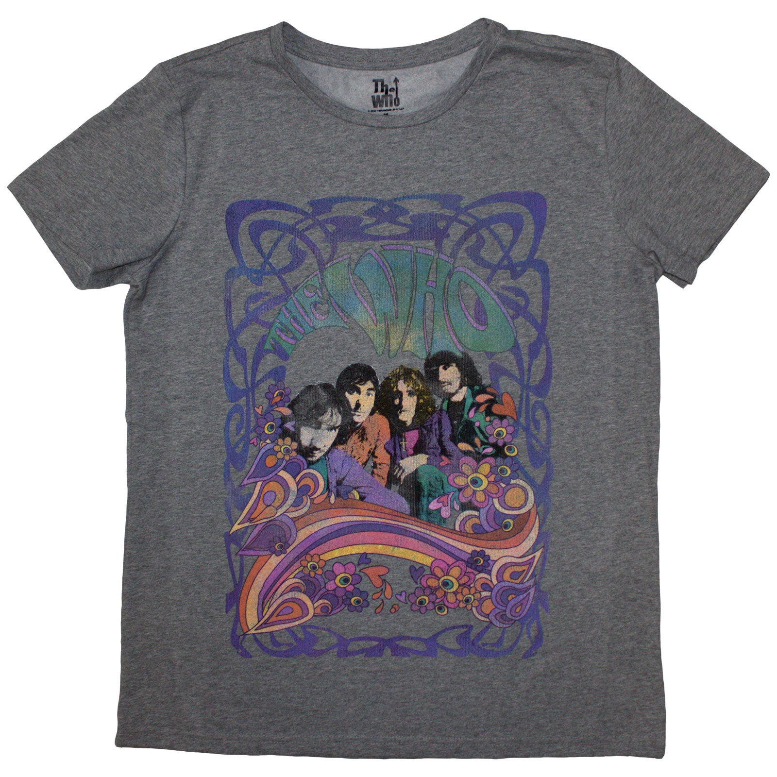 The Who: Psych Floral T-Shirt (Kvinder)