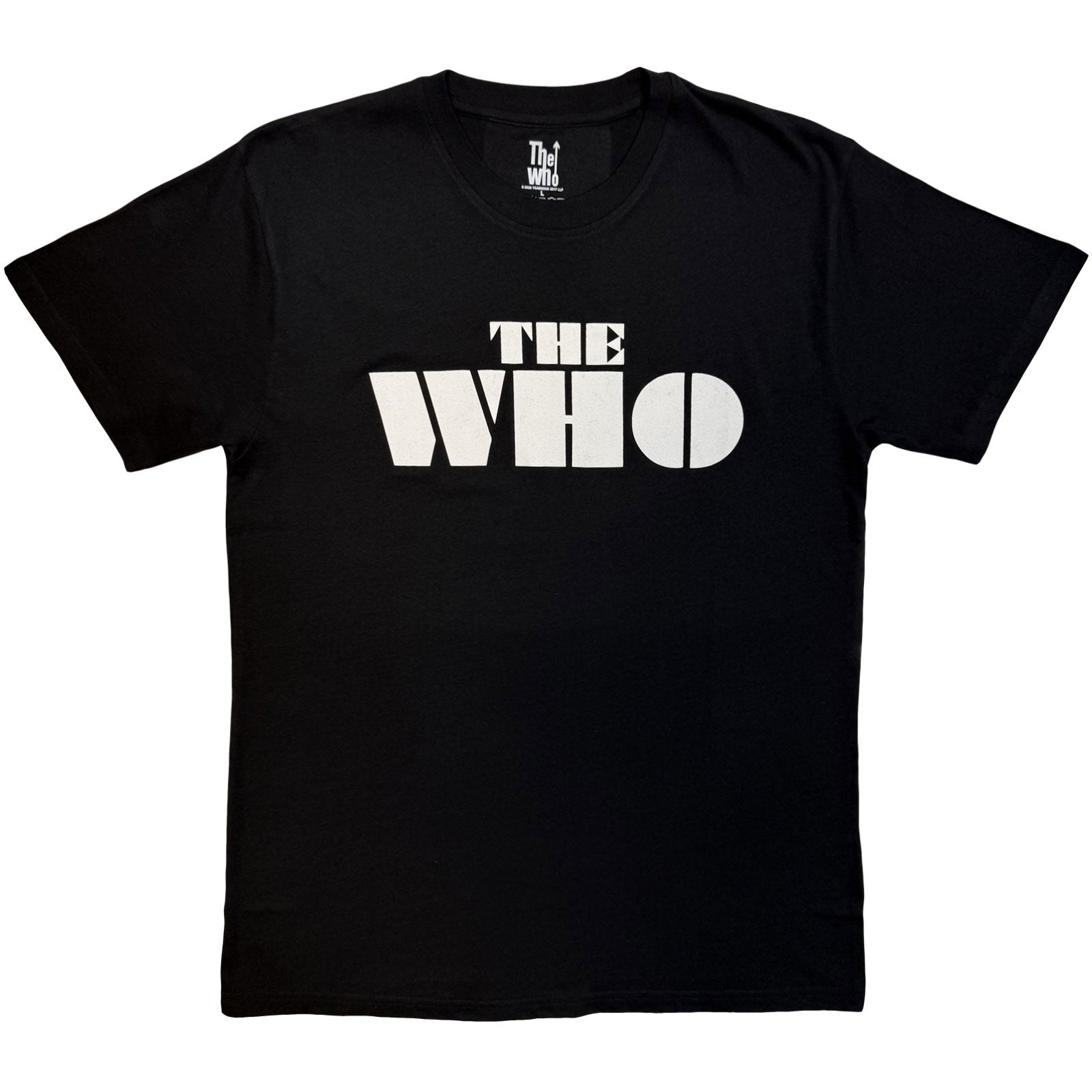 The Who: Block Logo Mono T-shirt – officielt merchandise