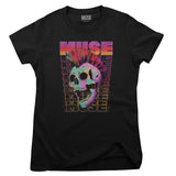 MUSE Mohawk Skull Girly Tee