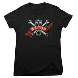 ZZ-Top Piston Flag Girly Tee