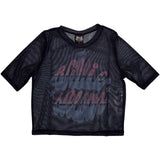 Willie Nelson: Americana Crop Top (Kvinder) (Mesh)
