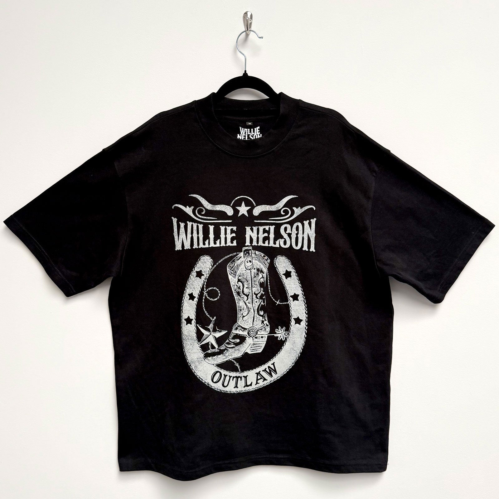 Willie Nelson: Outlaw Oversized Boxy T-Shirt