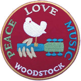 Woodstock: Peace - Love - Music Patch – officielt merchandise