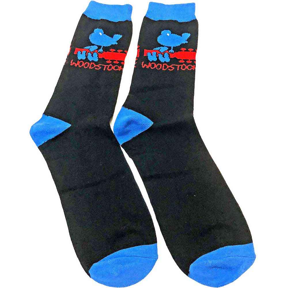 Woodstock: Logo (UK Size 7 - 11) Strømper – officielt merchandise