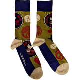 Woodstock: Peace - Love - Music (UK Size 7 - 11) Strømper – officielt merchandise