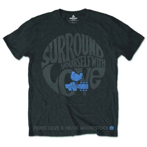 Woodstock: Surround Yourself T-shirt – officielt merchandise