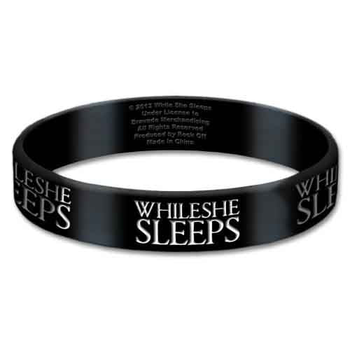 While She Sleeps: Logo Armbånd – officielt merchandise