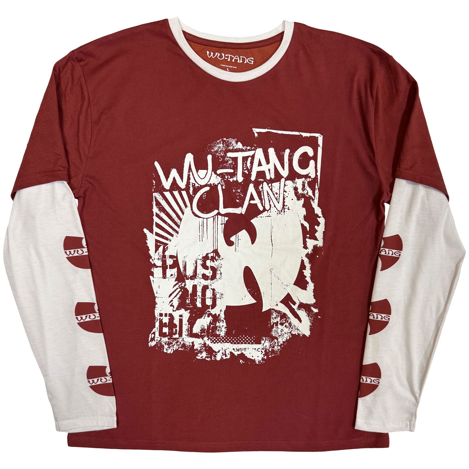 Wu - Tang Clan: Graffiti (Red & White) (Sleeve Print) Long Sleeve – officielt merchandise