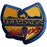 Wu-Tang Clan: New York Logo Blue Woven Patch