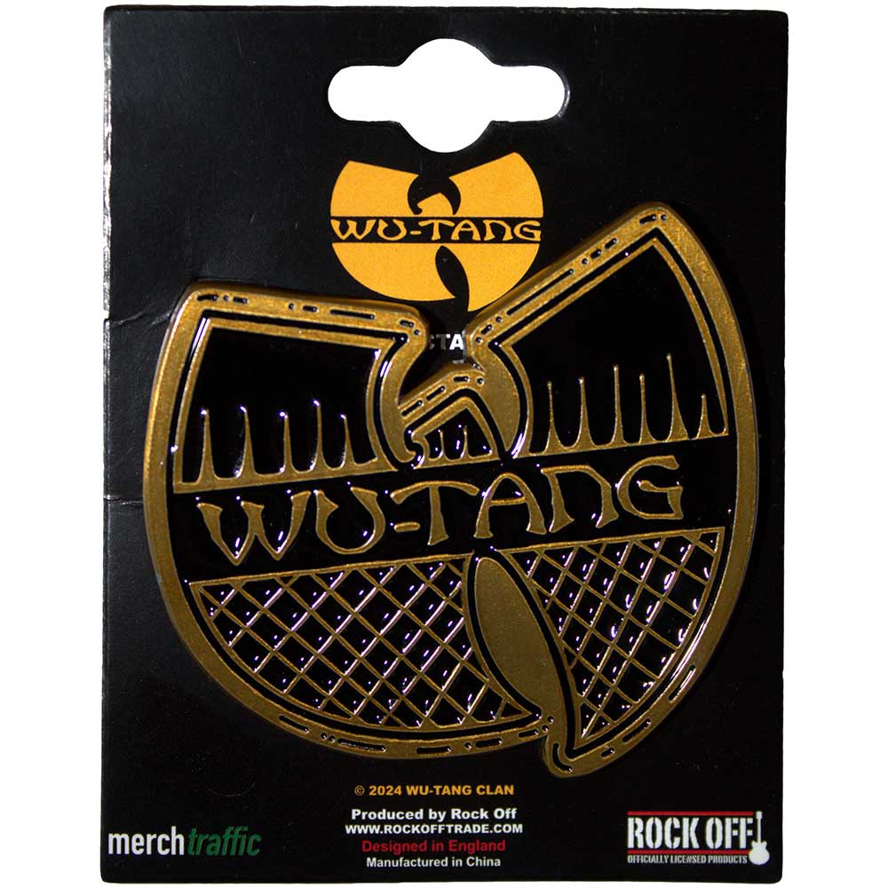 Wu-Tang Clan: Black & Gold Logo Pin Badge