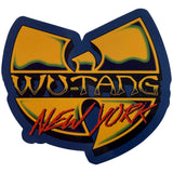 Wu-Tang Clan: New York Logo Blue Sticker