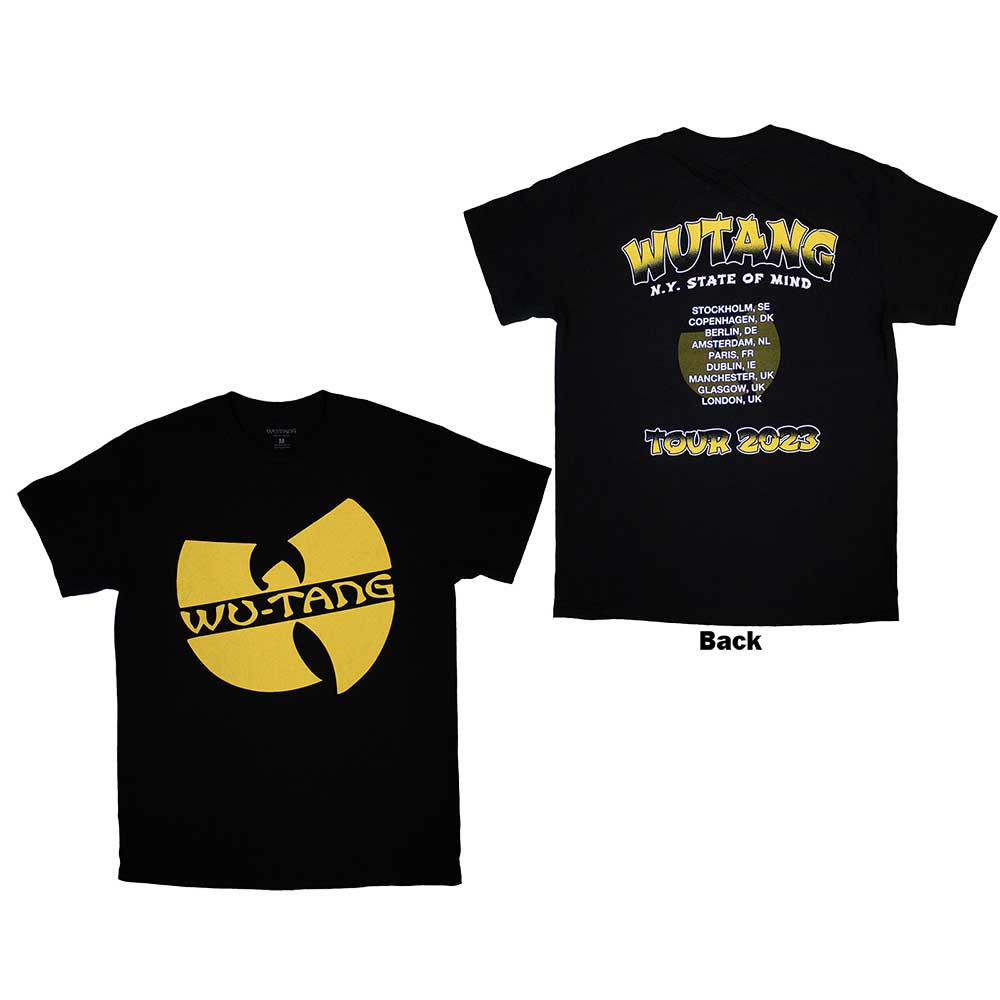 Wu-Tang Clan: Tour '23 Slanted Logo State Of Mind T-Shirt