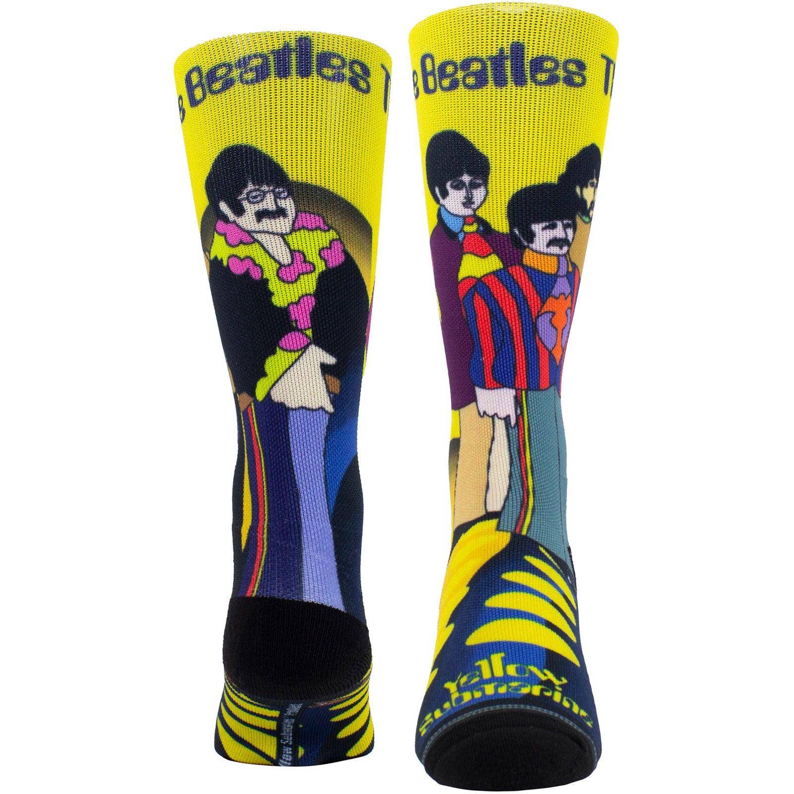 The Beatles: Yellow Submarine Band Sublimation (UK Size 6.5 - 11) Strømper – officielt merchandise