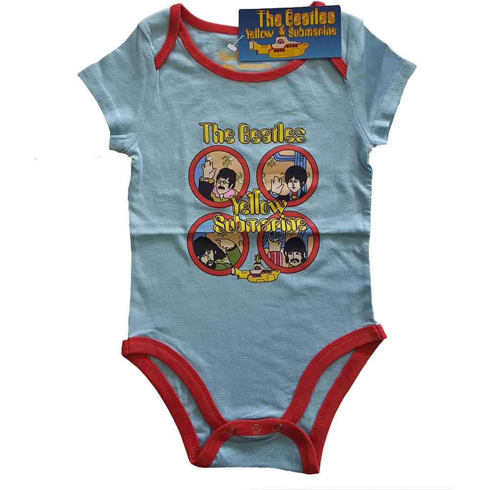 The Beatles: Yellow Submarine Portholes Babywear – officielt merchandise