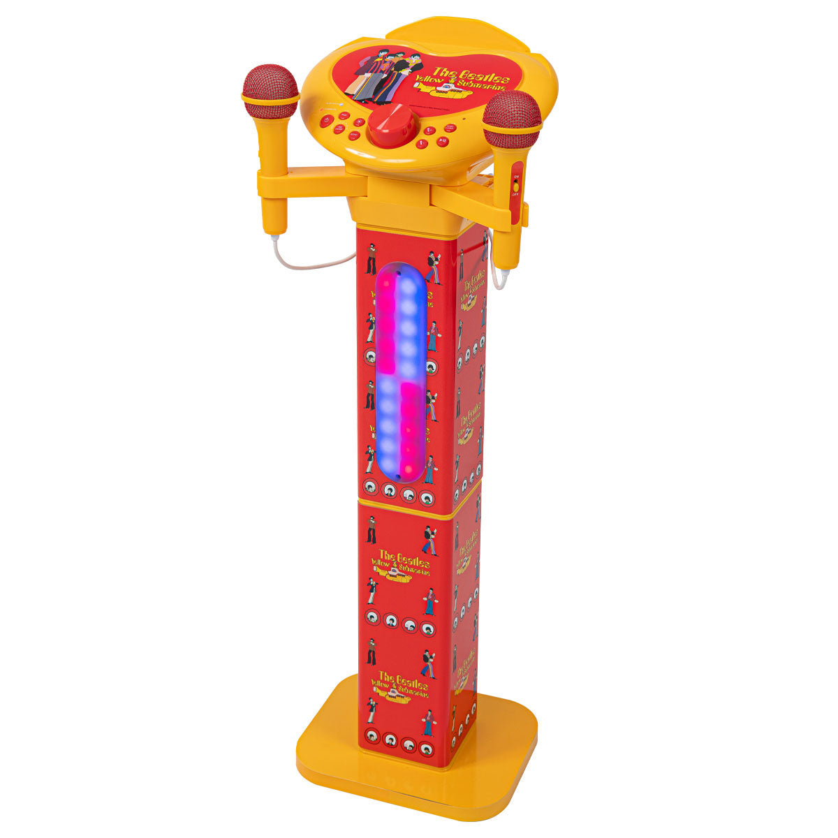 The Beatles: Yellow Submarine Pedestal Pedestal Karaoke Speaker with 2 Microphones