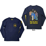 The Beatles: Yellow Submarine Band (Navy Blue) (Back & Sleeve Print) Long Sleeve – officielt merchandise