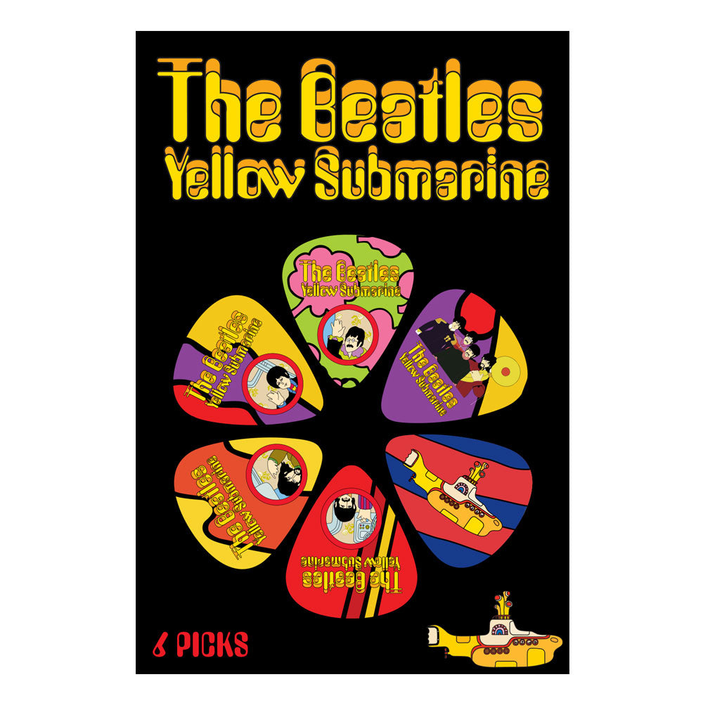 The Beatles: Yellow Submarine Multi 6-Pack Plectrum Pack