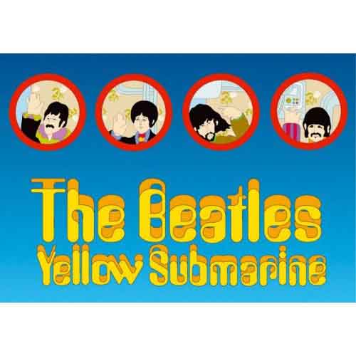 The Beatles: Yellow Submarine Portholes Stationery – officielt merchandise