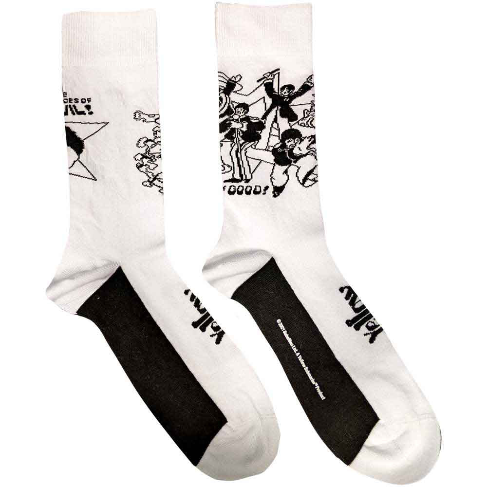 The Beatles: Good v Evil (UK Size 7 - 11) Strømper – officielt merchandise