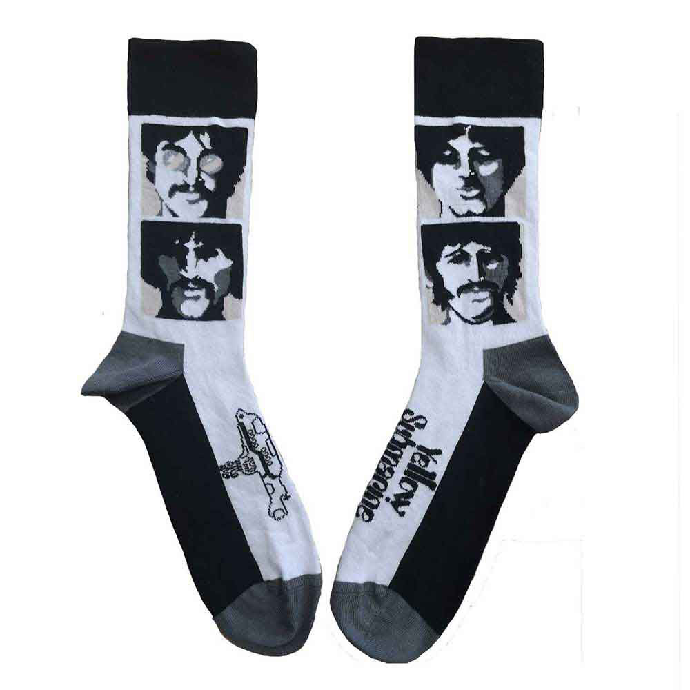 The Beatles: Sea Of Science Faces Mono Ankle Socks