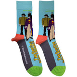 The Beatles: Sub & Band (Light Blue) (UK Size 4 - 7) Strømper – officielt merchandise
