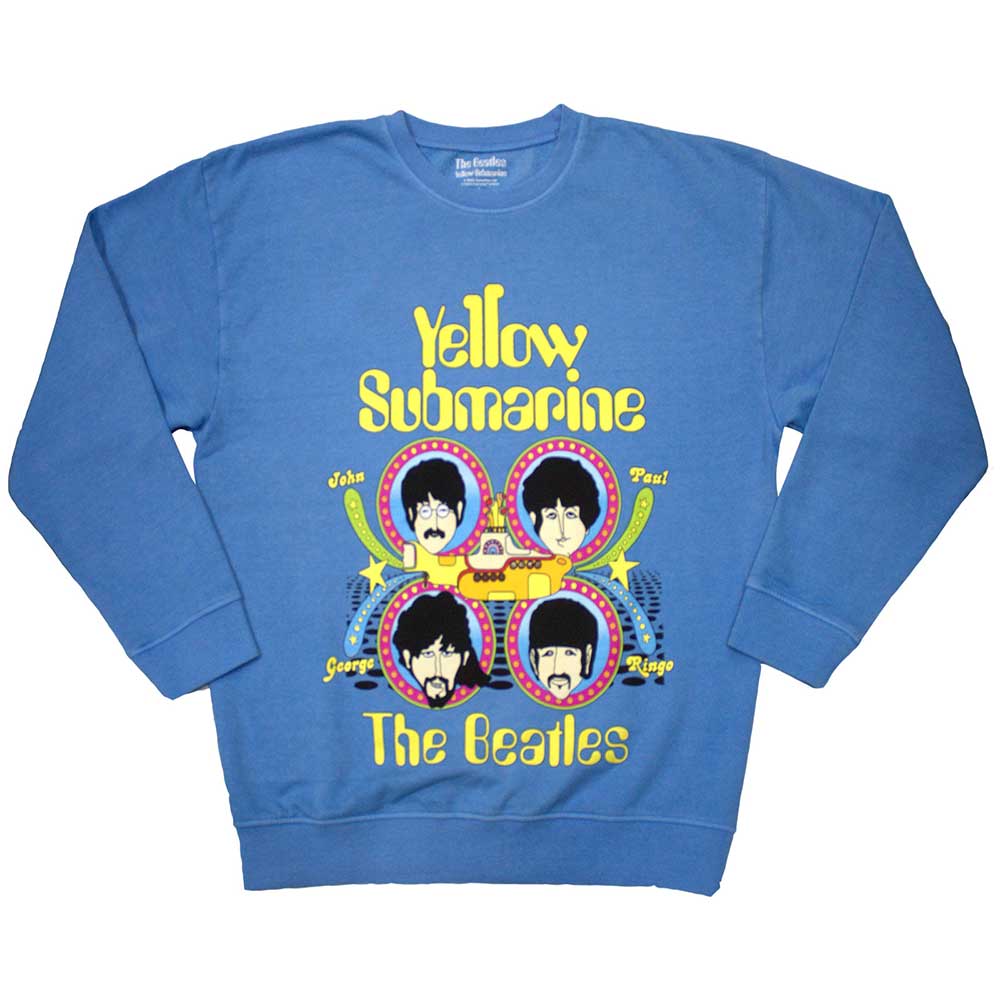 The Beatles: Yellow Submarine Heads In Circles Sweatshirt