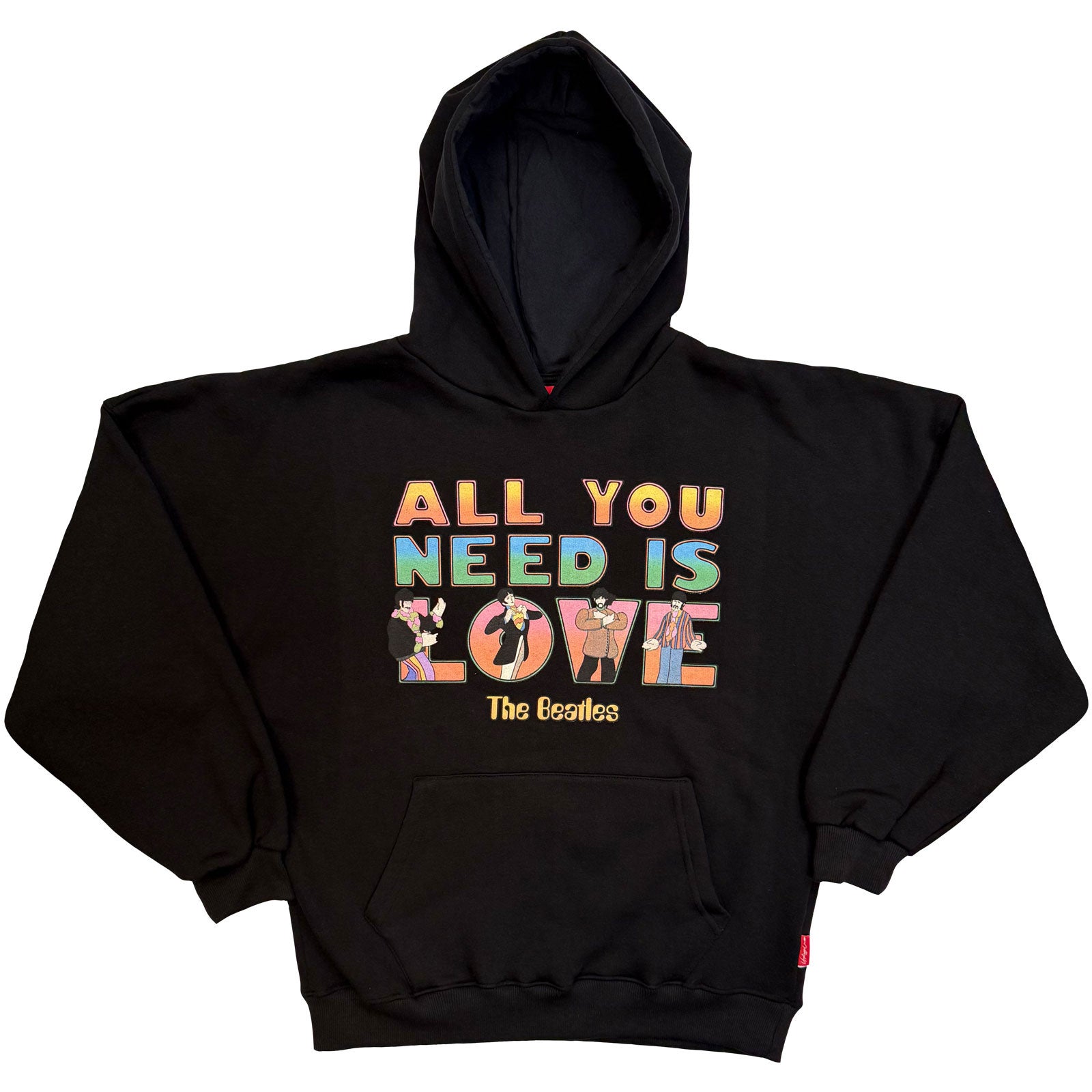 The Beatles: AYNIL Stacked Hoodie – officielt merchandise