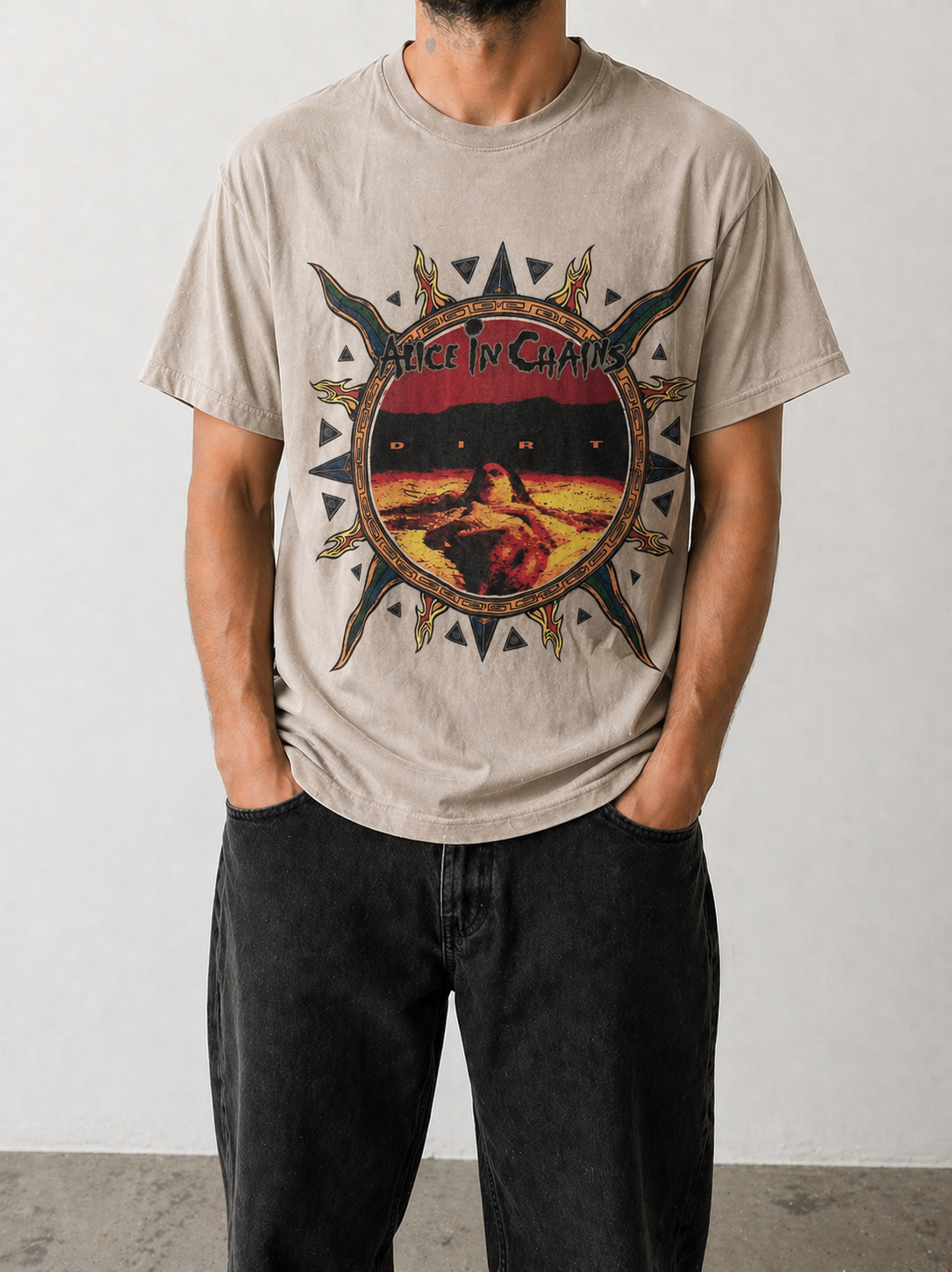 Alice In Chains: Dirt T-Shirt (Print: for og bag) - Large