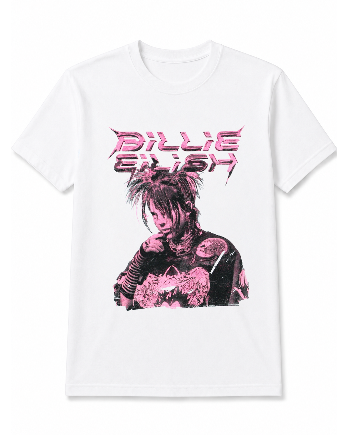 Billie Eilish: Purple Illustration T-Shirt