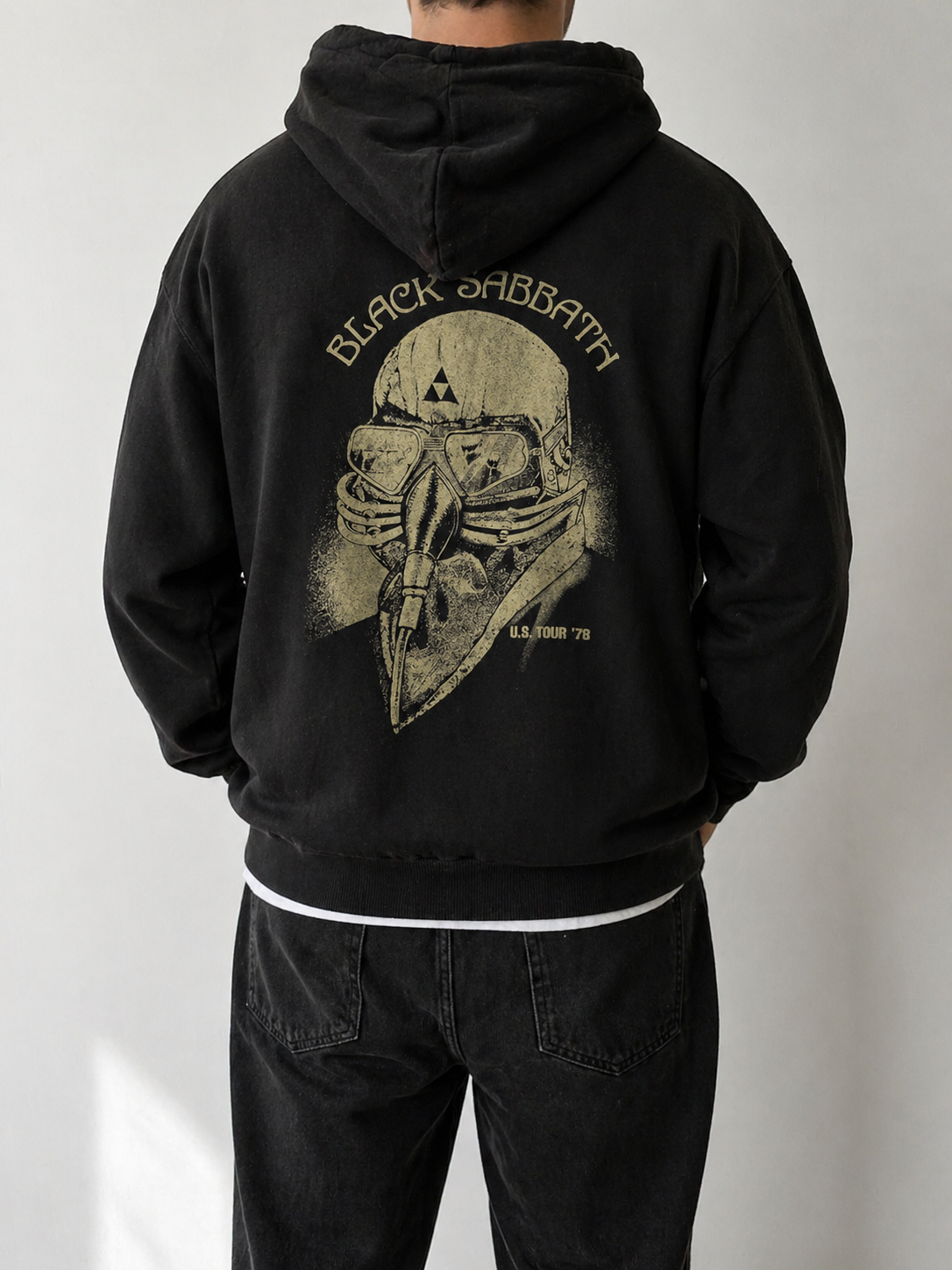 Black Sabbath: Tour 1978 Hoodie - Med lynlås