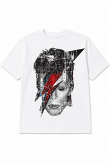 David Bowie: Halftone Flash Face