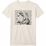 Nirvana: Contrast Profile T-shirt - Kurt Cobain
